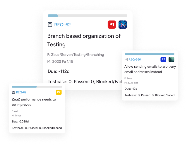 ZeuZ unified test management dashboard