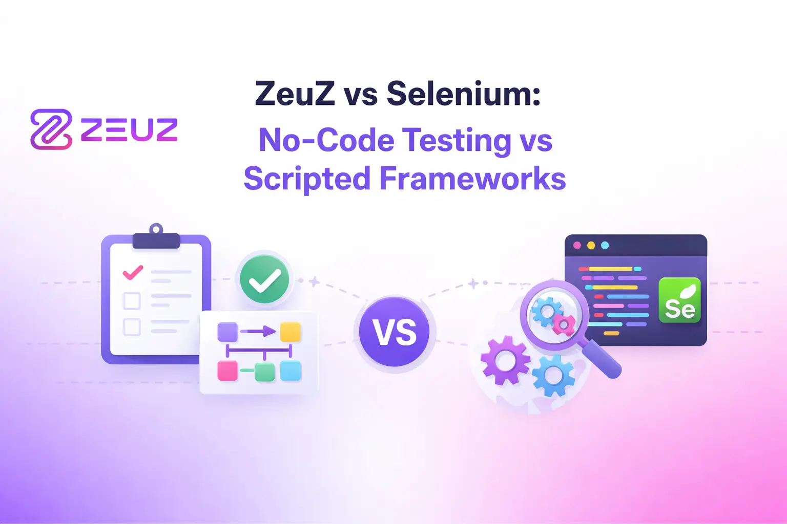 ZeuZ vs Selenium: No-Code Testing vs Scripted Frameworks